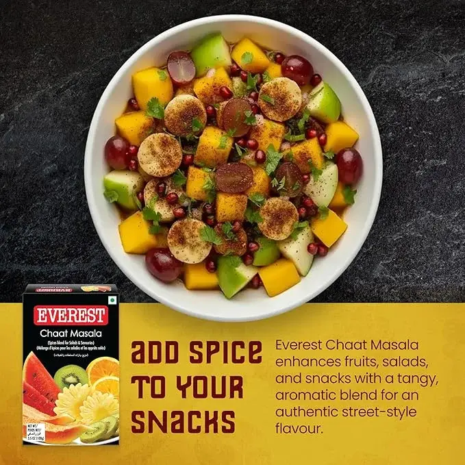 Everest Chaat Masala 100g – Tangy & Flavorful Masala for Snacks & Street-Style Dishes image 4