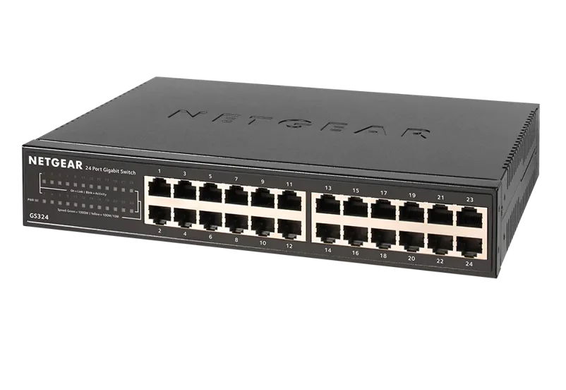 NETGEAR GS324 24-Port Gigabit Ethernet Switch | Unmanaged Rackmount & Desktop Network Switch image 5