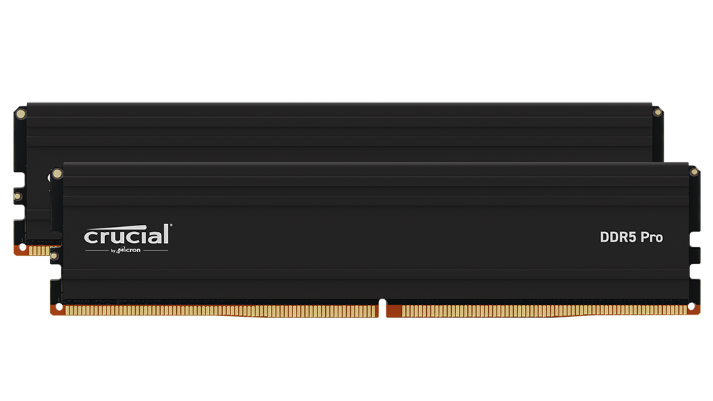 Image of Crucial Pro 96GB Kit (2x48GB) DDR5 RAM 5600MHz Desktop RAM /  Memory, CP2K48G56C46U5, 10 Year Warranty