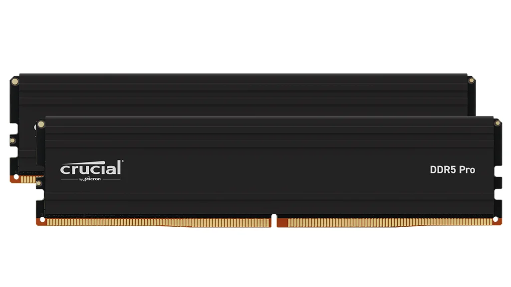 Crucial Pro 96GB Kit (2x48GB) DDR5 RAM 5600MHz Desktop RAM /  Memory, CP2K48G56C46U5, 10 Year Warranty