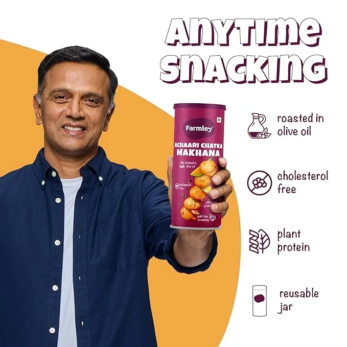 Farmley Roasted and Flavoured Makhana, Achaari Chatka Makhana, 55gm  image 5