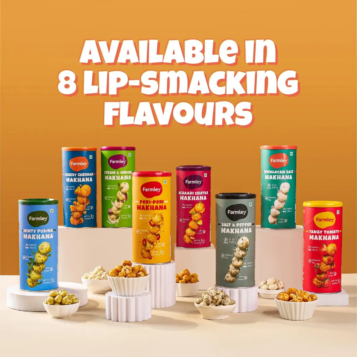 Farmley Himalayan Salted Roasted and Flavoured Makhana, 55gm image 2