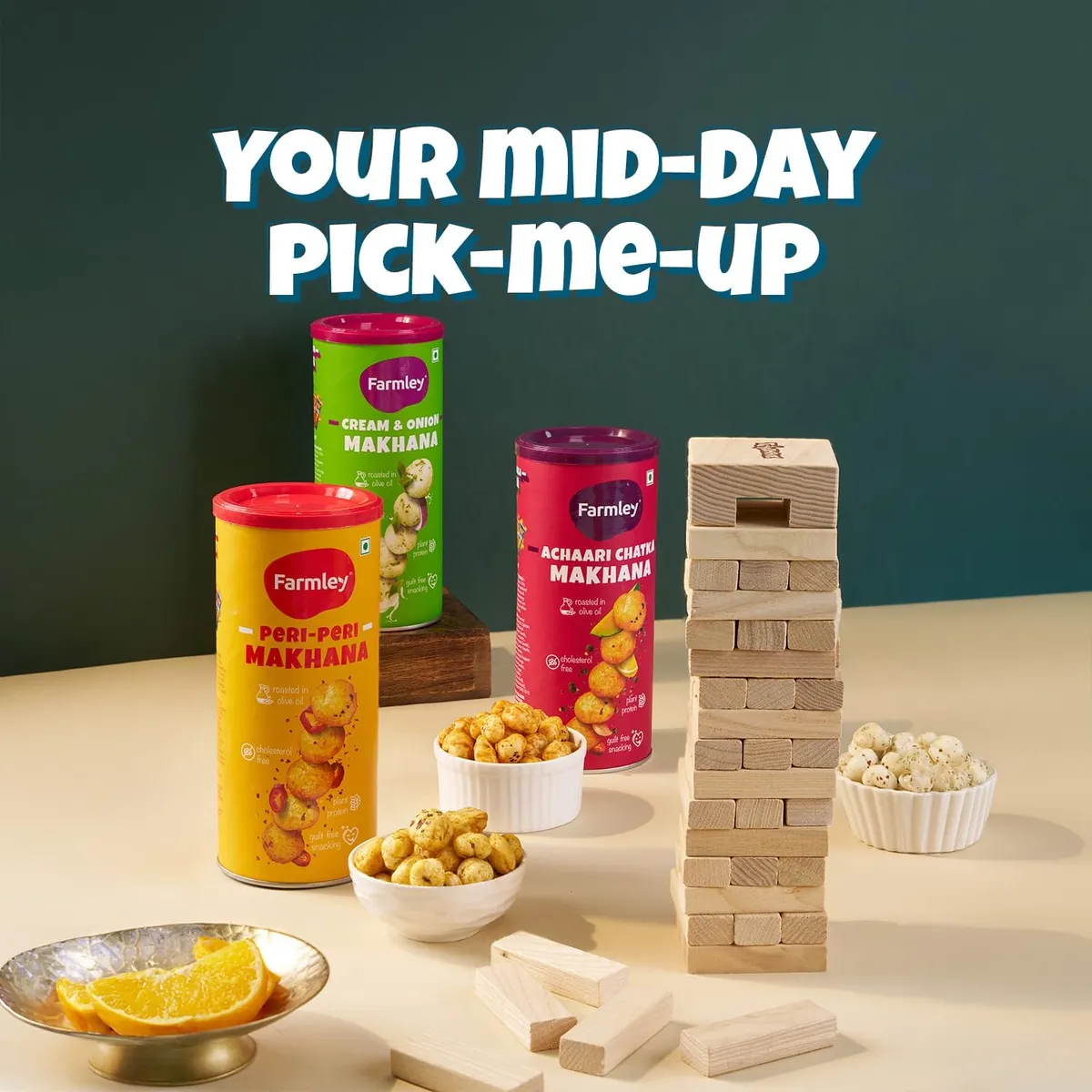 Farmley Himalayan Salted Roasted and Flavoured Makhana, 55gm image 3