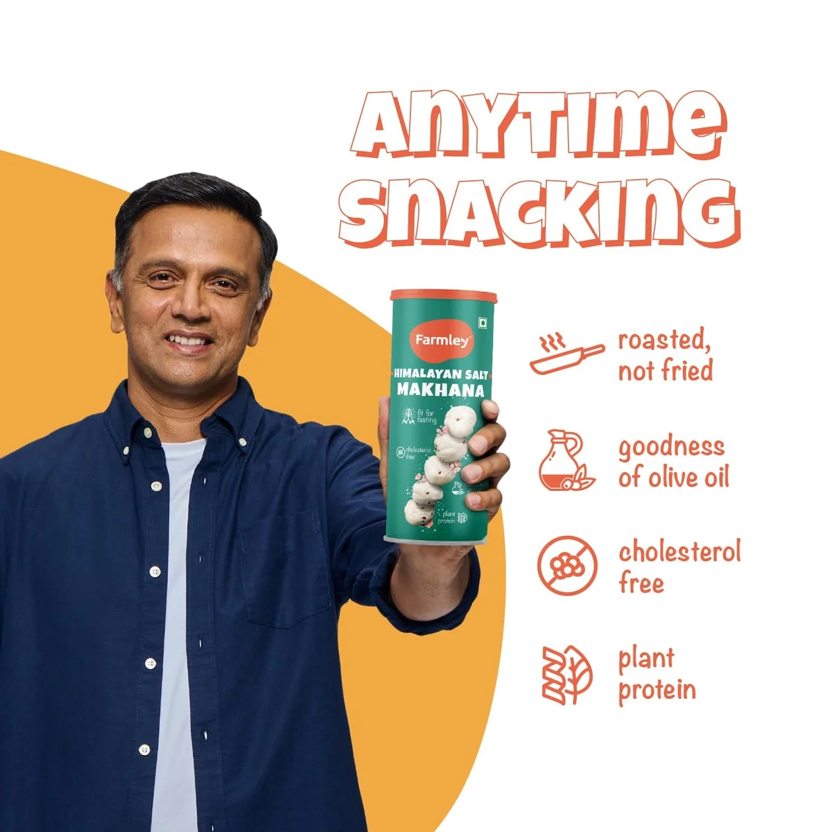 Farmley Himalayan Salted Roasted and Flavoured Makhana, 55gm image 4