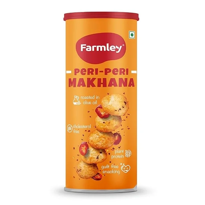 Farmley Roasted and Flavoured Peri Peri Makhana 55gm