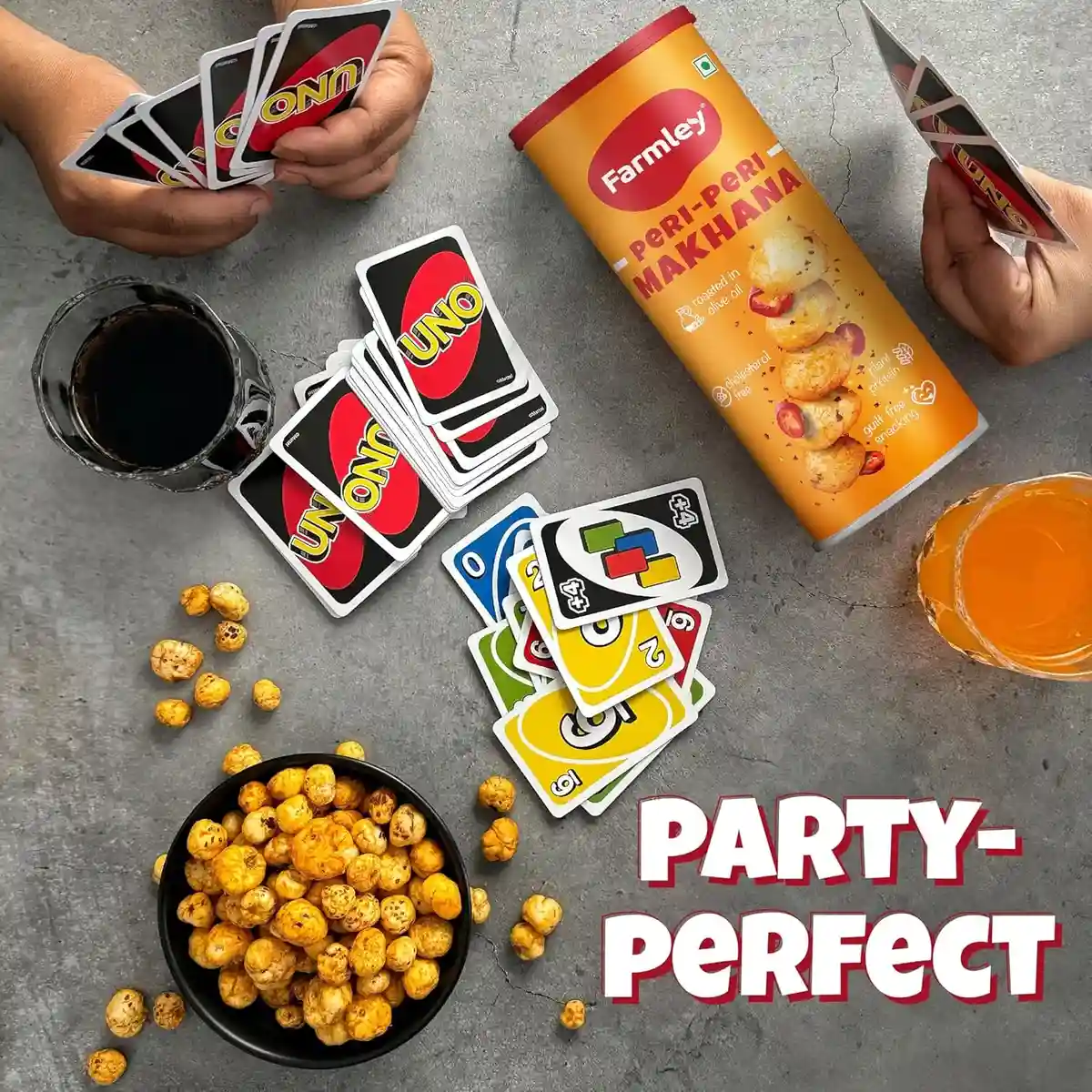 Farmley Roasted and Flavoured Makhana, Peri Peri Makhana - 55gm, Namkeen Snacks & Puffed Snacks image 3