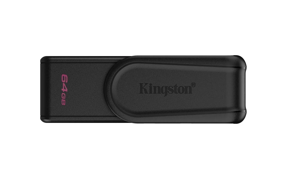 Kingston DataTraveler Exodia S 64GB Pen Drive, Swivel Cap, USB 3.2 Gen 1, Pendrive,  DTXS/64GB, 5 Year Warranty