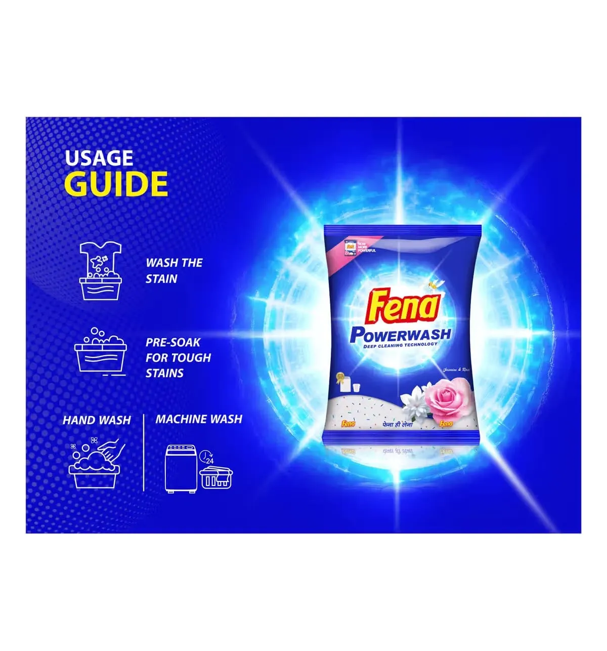  Fena 2 KG washing powder with free Mug 1Ltr image 2