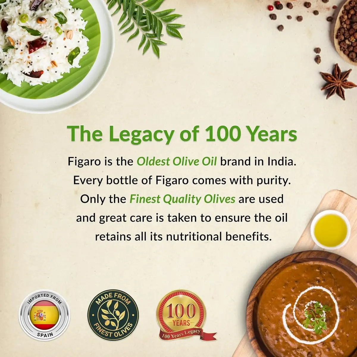 Fígaro Olive Oil – Multipurpose Pure Olive Oil, 500 ml Tin image 3