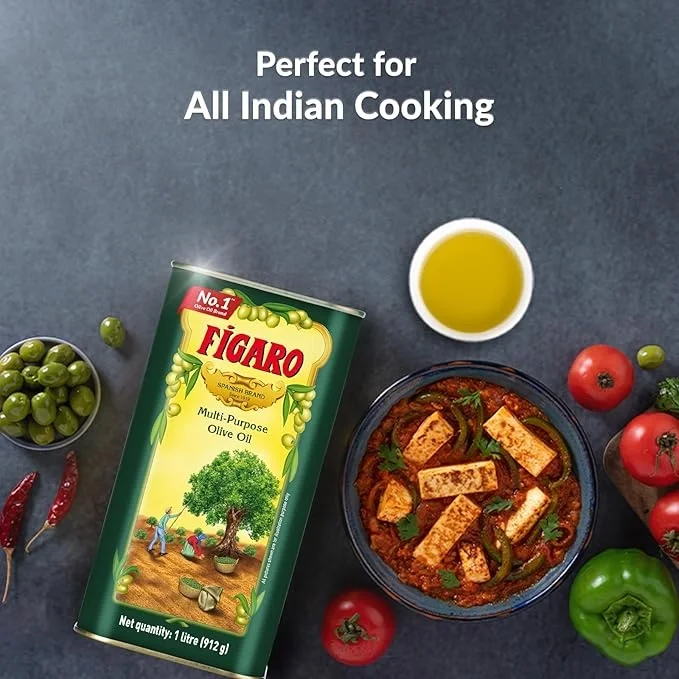 Fígaro Olive Oil – Multipurpose Pure Olive Oil, 500 ml Tin image 4