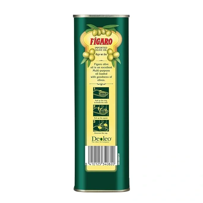 Fígaro Olive Oil – Multipurpose Pure Olive Oil, 500 ml Tin image 6