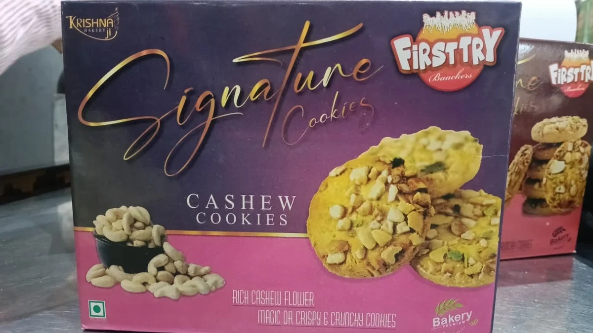 Firsttry Signatur Cashew Cookies Rich cashew flower cookies 200gm