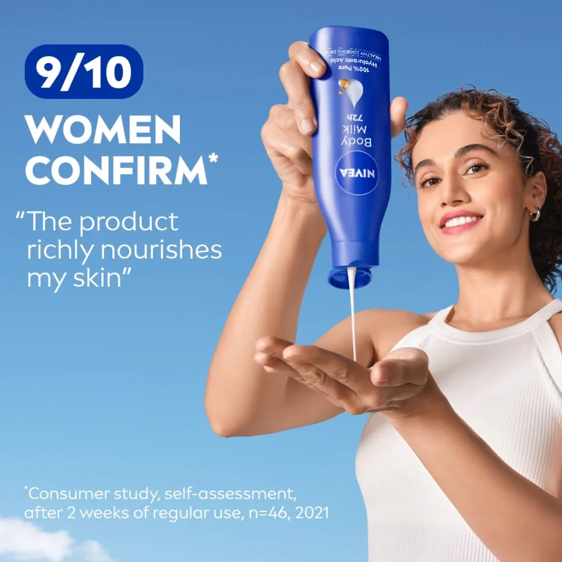 NIVEA Nourishing Body Milk 200ml, Body Lotion  image 7
