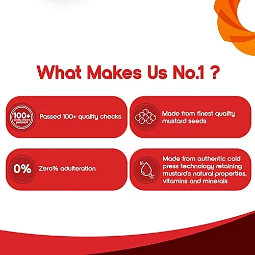 Fortune Premium Kachi Ghani Pure Mustard Oil, 1 L PET Bottle image 5