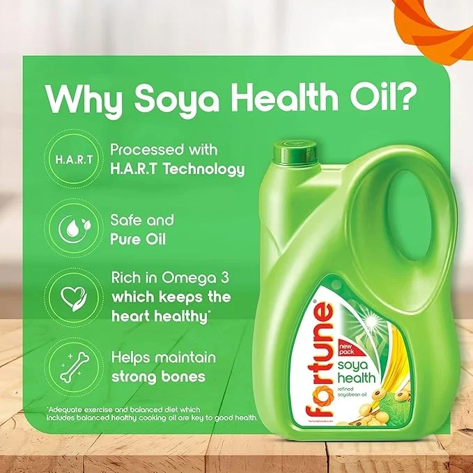 Fortune Refined Soyabean Oil 5 L / 4.35 kg | Healthy Cooking Oil image 5