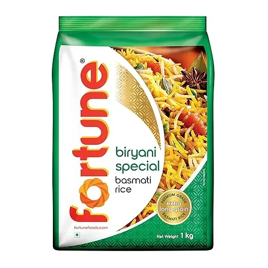  FORTUNE Biryani Special Basmati Rice, 1 kg | Extra Long Grain Basmati rice (Up to 24 mm) | Ideal for Biryani