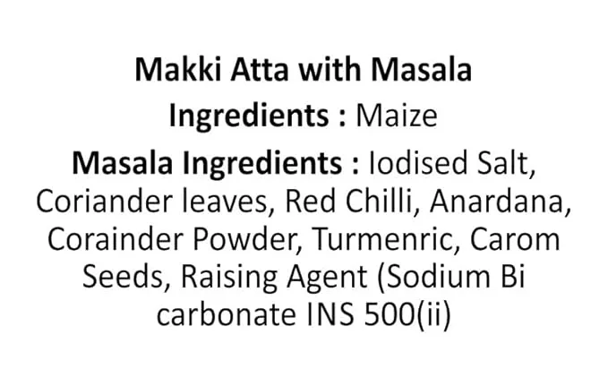 GM Foods Makki Atta 1Kg, Authentic Corn Flour for Soft & Tasty Rotis image 3