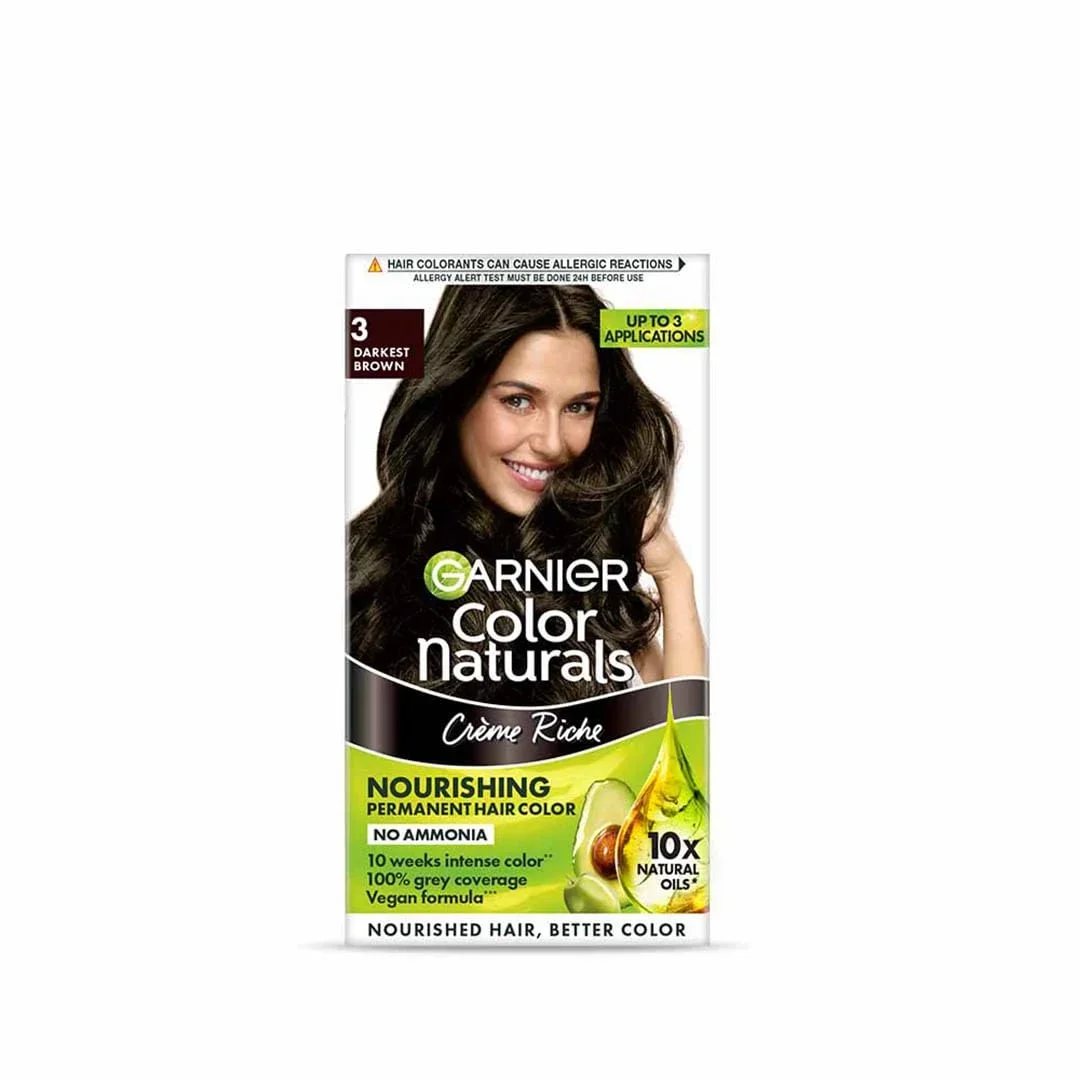 Garnier Color Naturals Mini, Shade 300, Darkest Brown, 65g