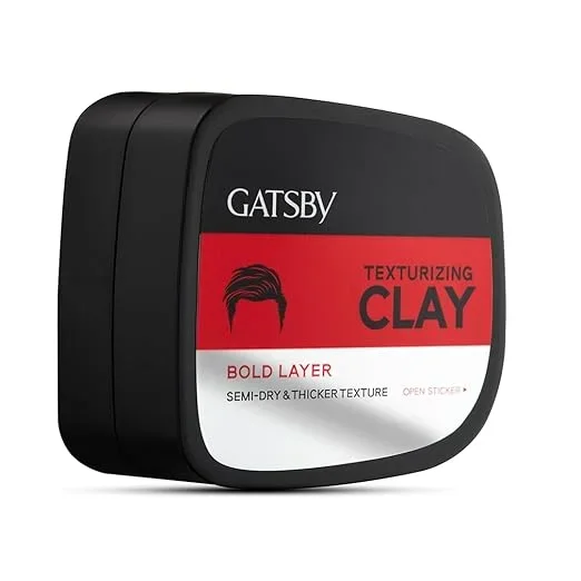 GATSBY Texturizing Clay 73g | Bold Hair Styling with Long-Lasting Matte Hold image 6