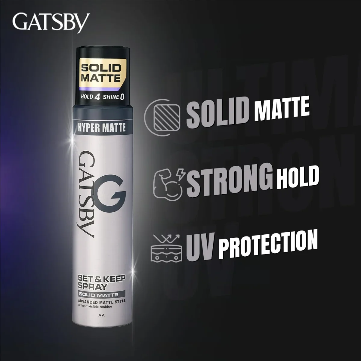 GATSBY Set & Keep Hair Spray - Solid Matte, 250ml image 8