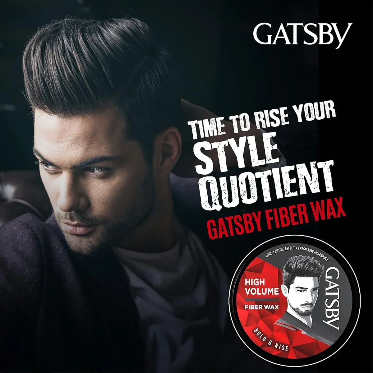 Gatsby Bold & Rise Hair Wax 75g – Fiber Styling Wax for Long-Lasting Hold image 3