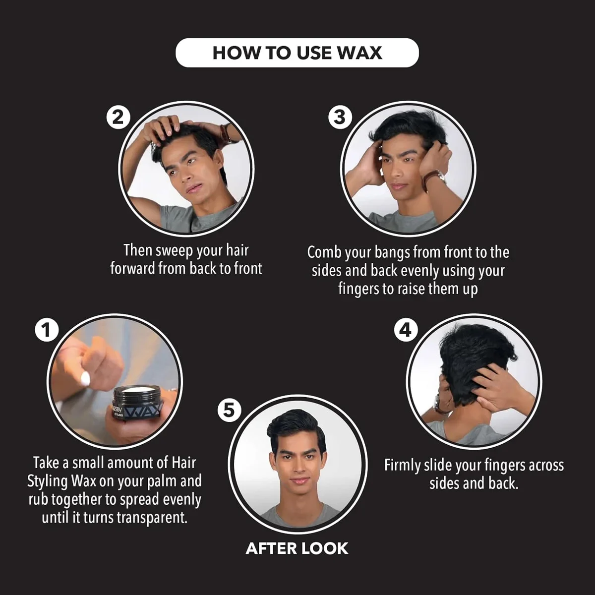 Gatsby Hair Styling Wax Mat & Hard 75g – Strong Hold for Side Blow Style image 4