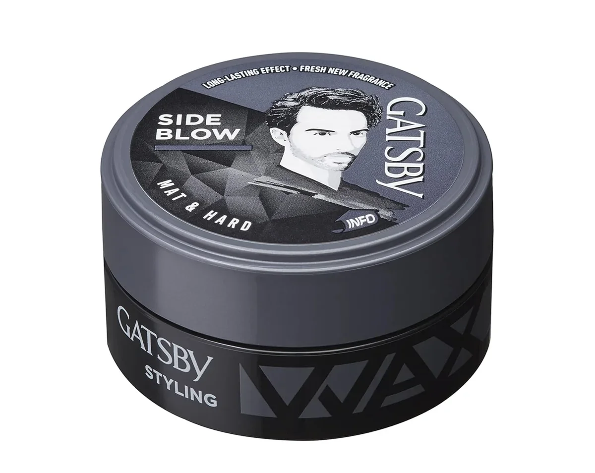 Gatsby Hair Styling Wax Mat & Hard 75g – Strong Hold for Side Blow Style image 7