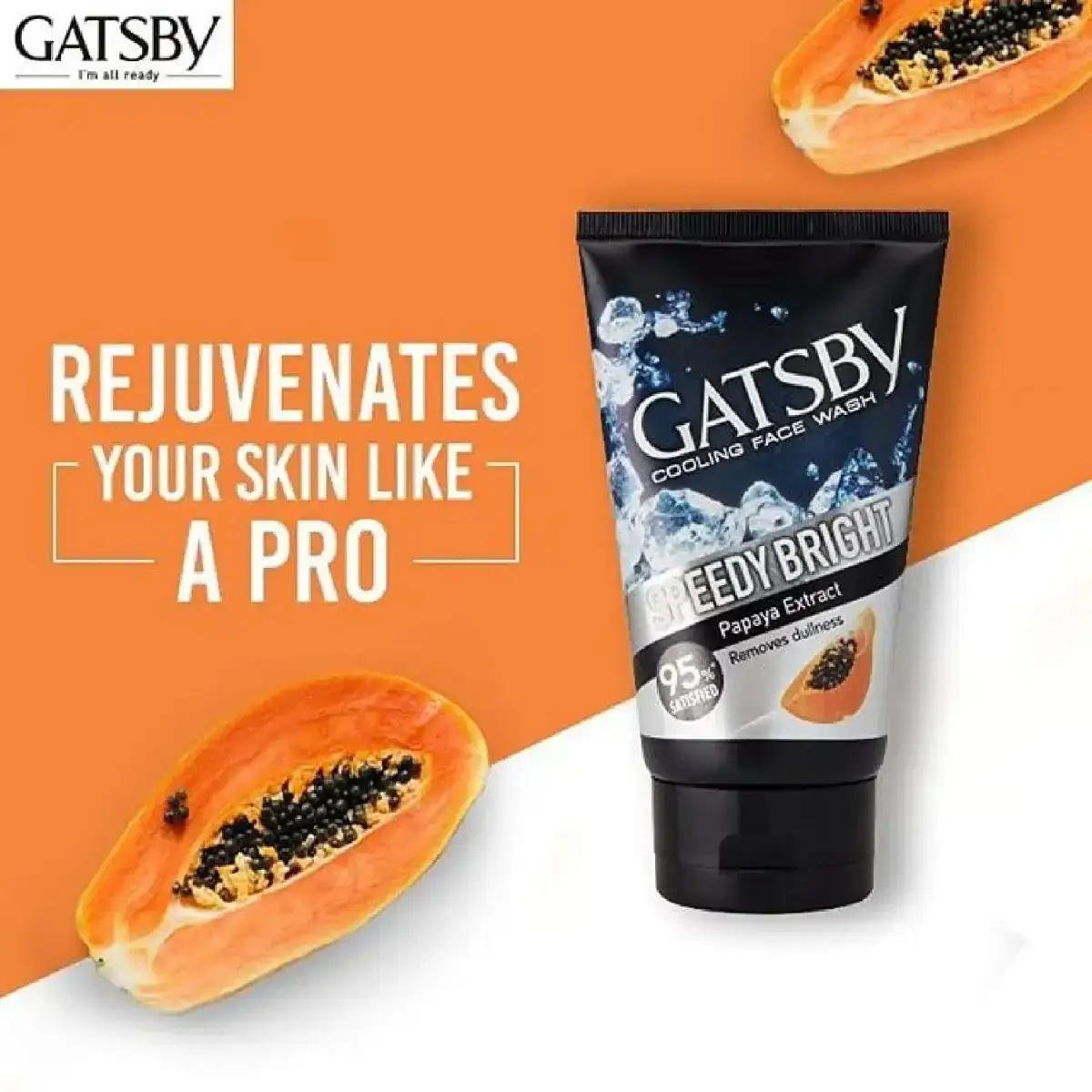 Gatsby Face Wash Speedy Bright Cooling 100g, Deep Clean, Cool Sensation & Glow Boost image 7