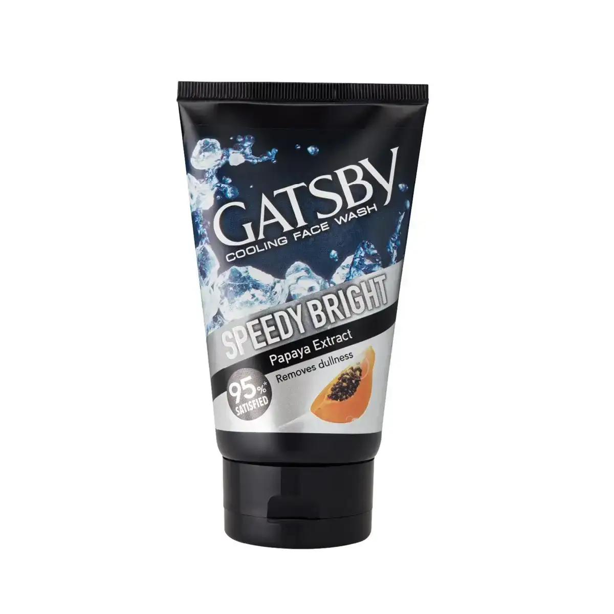 Gatsby Cooling Face Wash Speedy Bright 100gm, effective cleanser for a refreshed and brightened complexion.