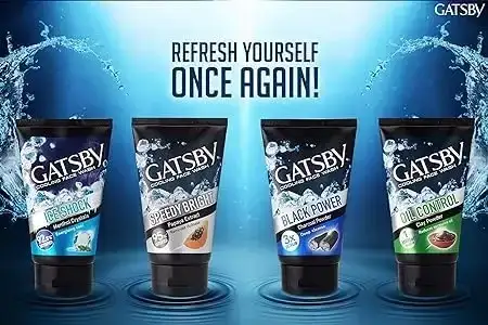 Gatsby Face Wash Speedy Bright Cooling 100g, Deep Clean, Cool Sensation & Glow Boost image 3