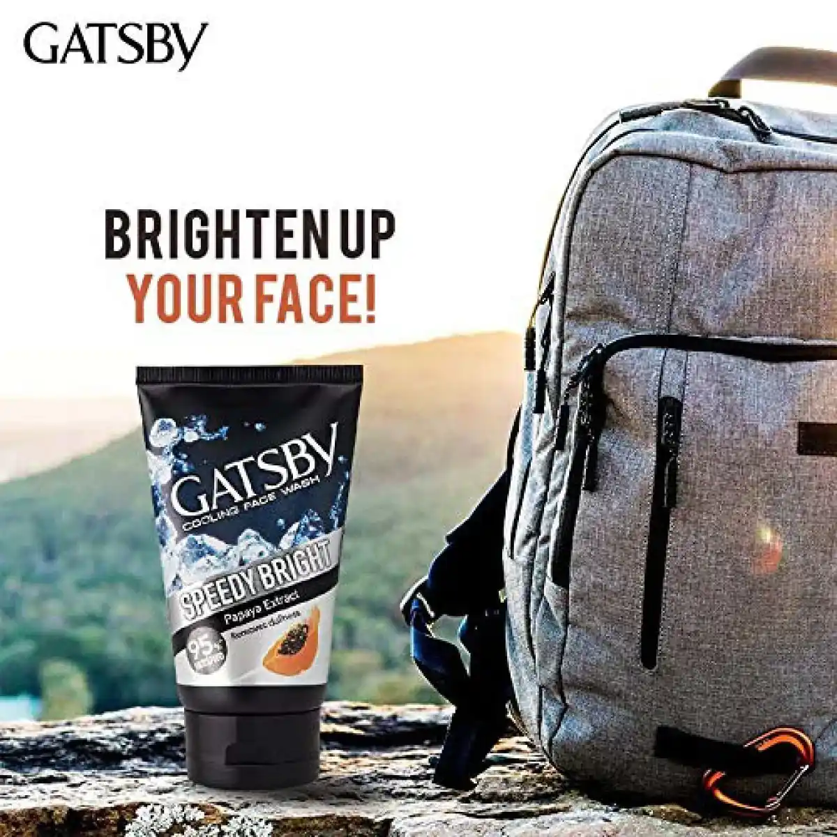 Gatsby Face Wash Speedy Bright Cooling 100g, Deep Clean, Cool Sensation & Glow Boost image 5