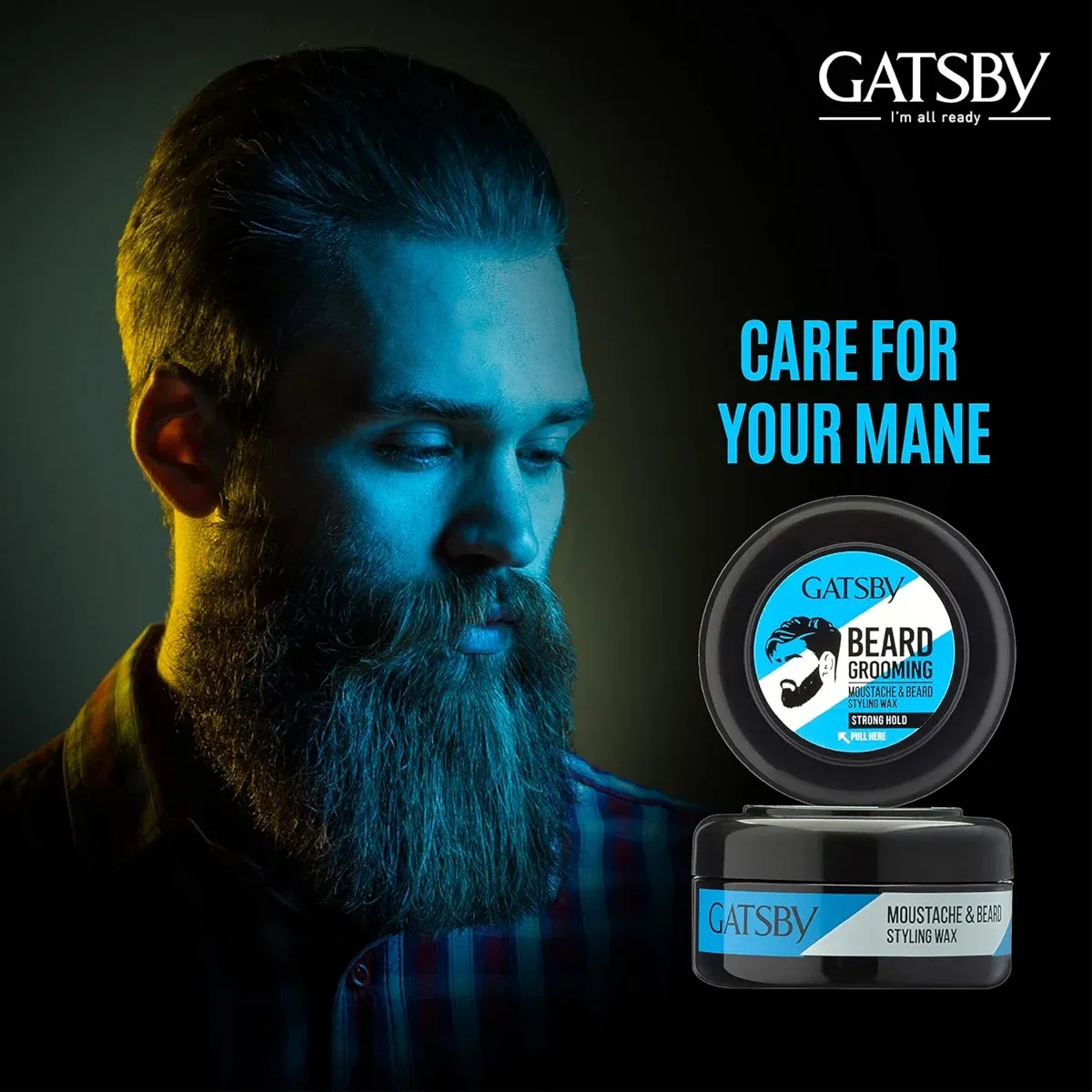 Gatsby Moustache & Beard Styling Wax Strong Hold 25gm, Shape & Style Instantly image 2
