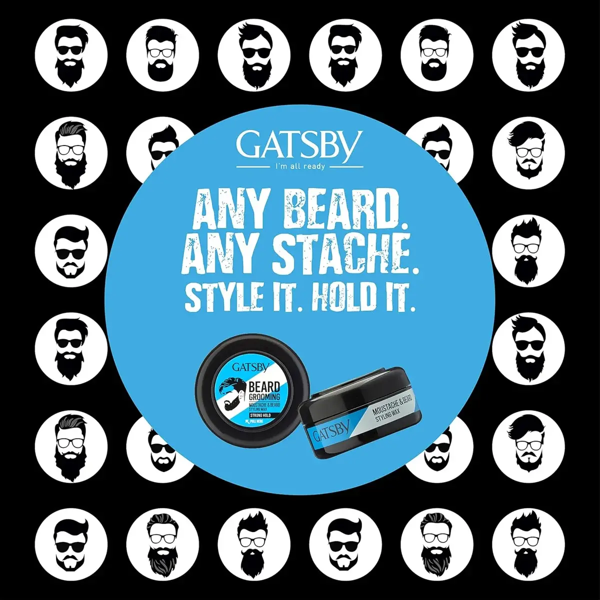 Gatsby Moustache & Beard Styling Wax Strong Hold 25gm, Shape & Style Instantly image 3
