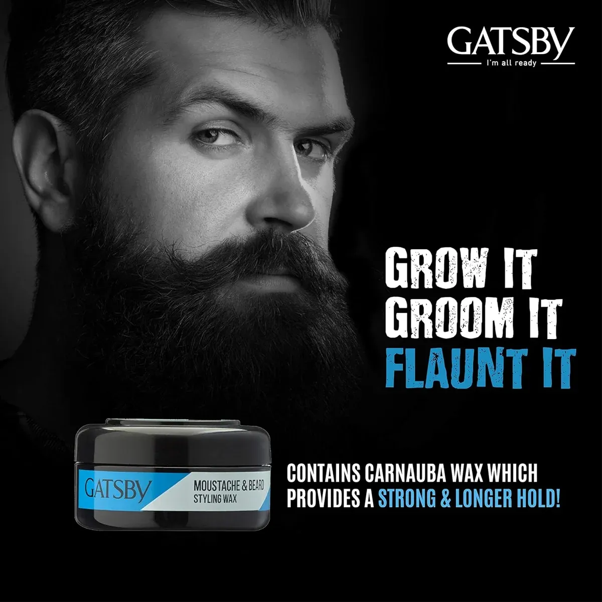 Gatsby Moustache & Beard Styling Wax Strong Hold 25gm, Shape & Style Instantly image 6