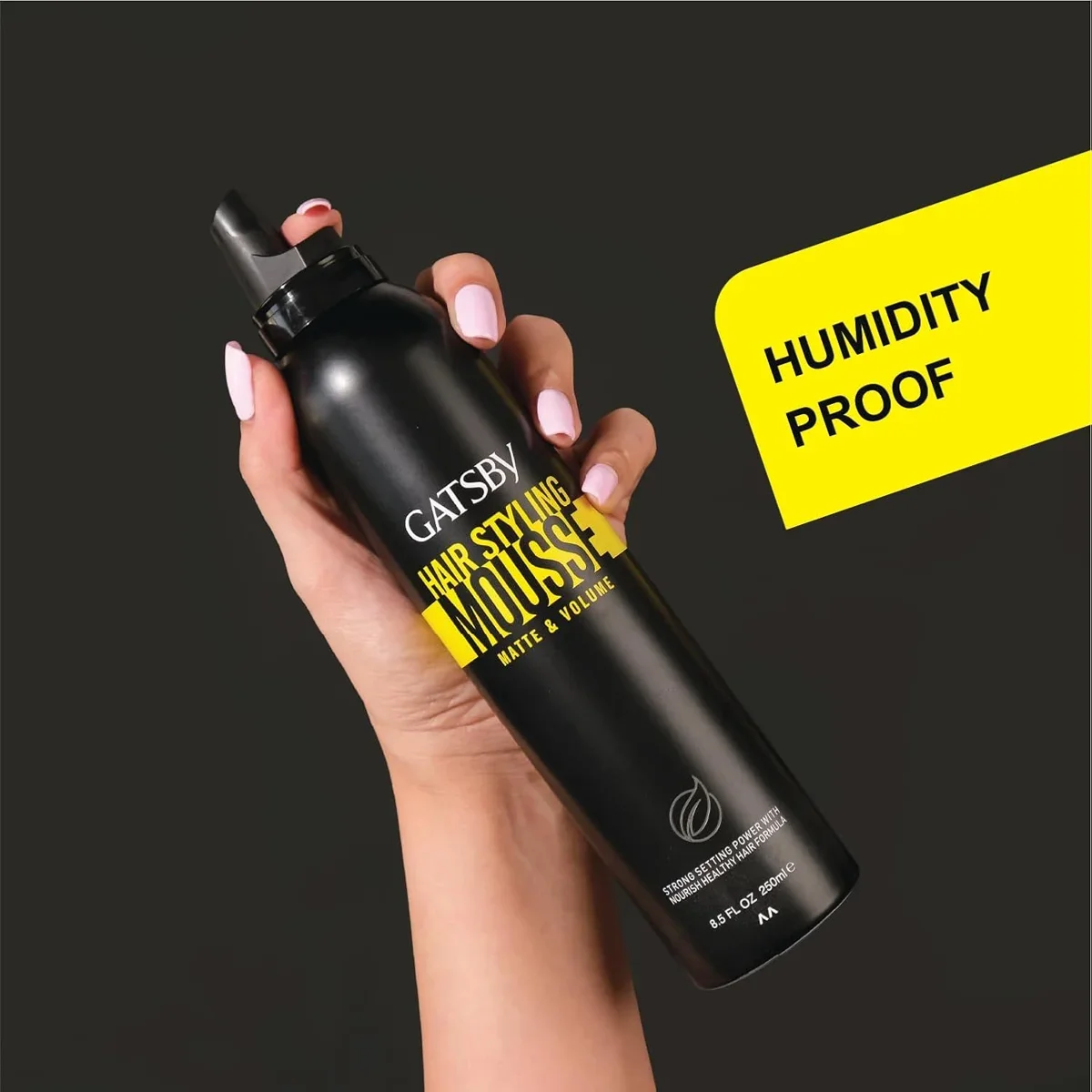 Gatsby Hair Styling Mousse - Matte & Volume, 250ml image 5