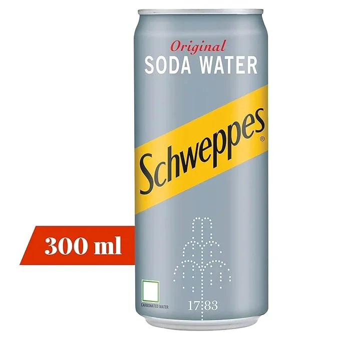 Schweppes Soda Water 300 ml – Vegetarian Carbonated Drink image 5