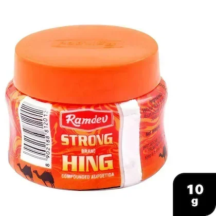 Ramdev Strong Hing Powder – 10g Pack with Powerful Aroma