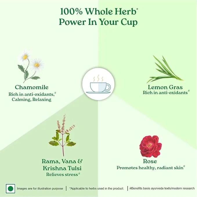 Organic India Tulsi Sweet Rose 25 Tea Bags – Herbal & Refreshing image 6