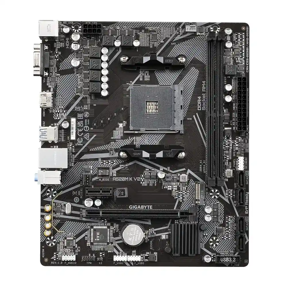GIGABYTE A520M K V2 ATX DDR4 Motherboard, A520M K V2 image 5