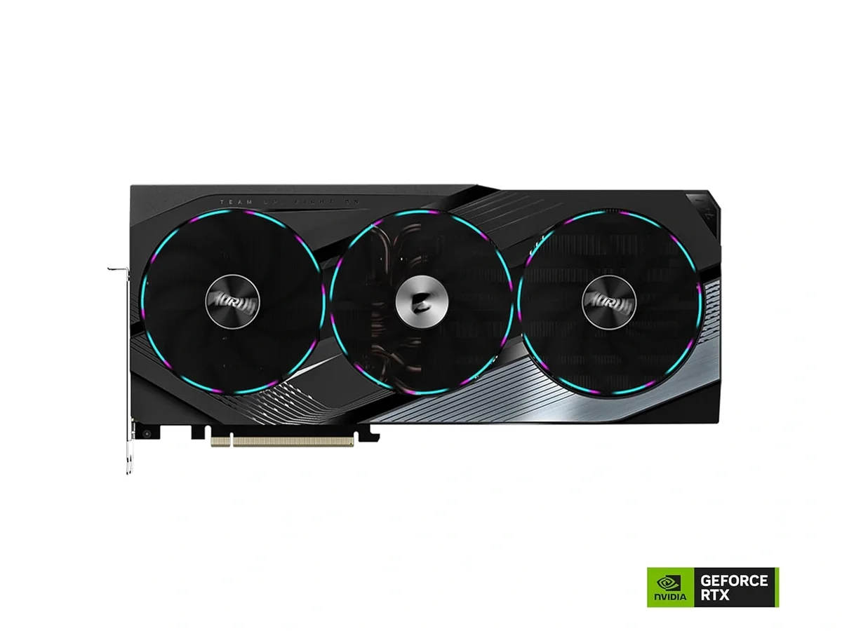 Gigabyte Aorus Geforce RTX 4070 Master 12G Graphics Card, 3X Windforce Fans, 12Gb 192-Bit Gddr6X, Gv-4070 Aorus M-12Gd Video Card, GV-N4070AORUS M-12GD image 3