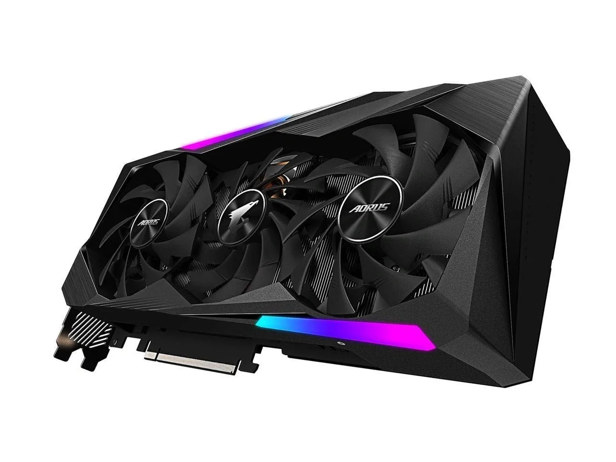 GIGABYTE AORUS pci_e_x16 GeForce RTX 3070 Master 8G Graphics Card, 3X WINDFORCE Fans, 8GB 256-bit GDDR6, GV-N3070AORUS m-8GD Video Card image 3