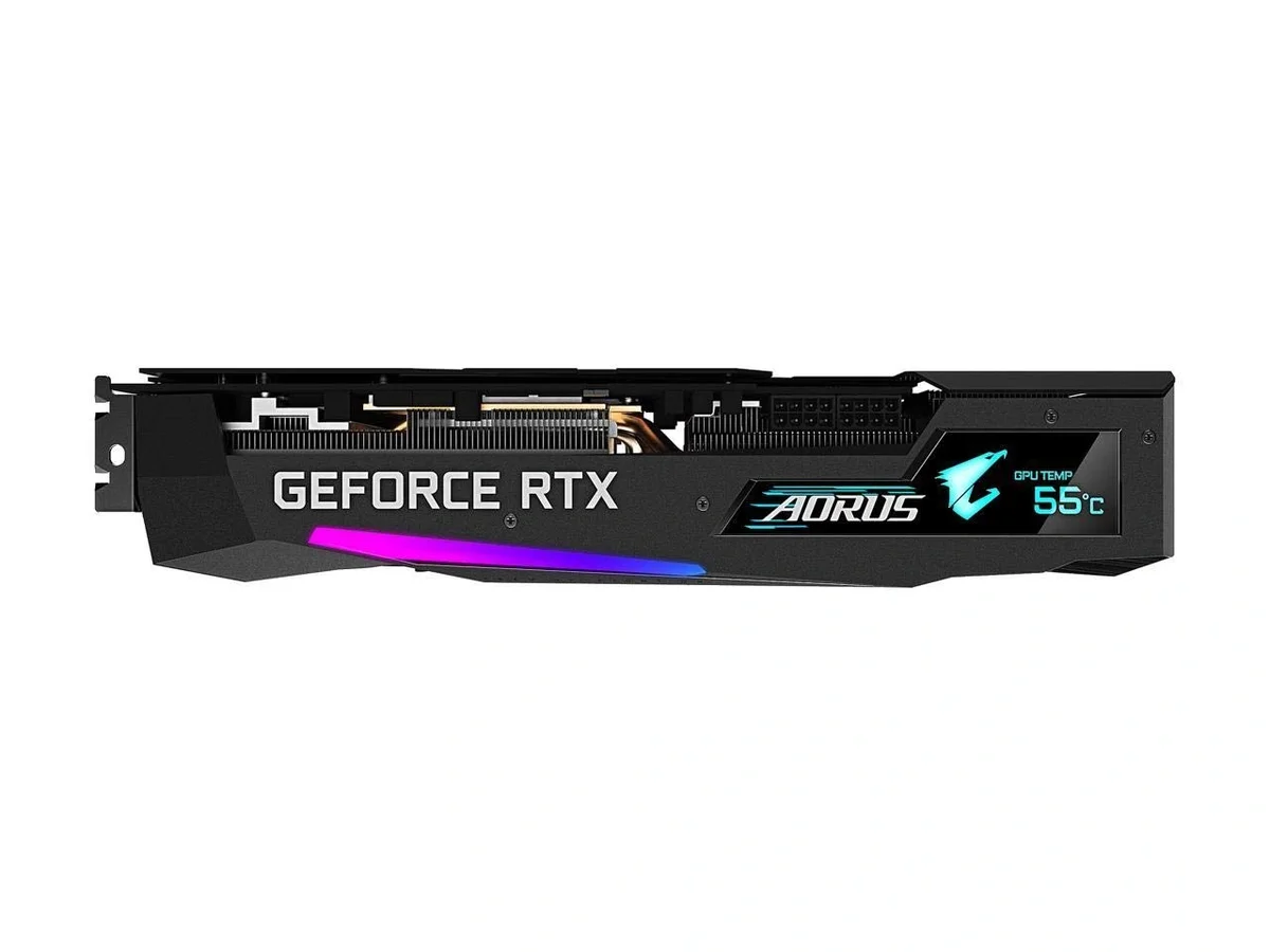 GIGABYTE AORUS pci_e_x16 GeForce RTX 3070 Master 8G Graphics Card, 3X WINDFORCE Fans, 8GB 256-bit GDDR6, GV-N3070AORUS m-8GD Video Card image 4