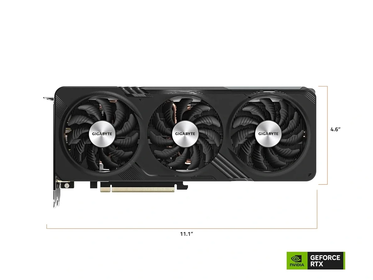 Gigabyte GeForce RTX 4060 Ti Gaming OC 8G Graphics Card, 3X WINDFORCE Fans, 8GB 128-bit GDDR6, GV-N406TGAMING OC-8GD Video Card image 3