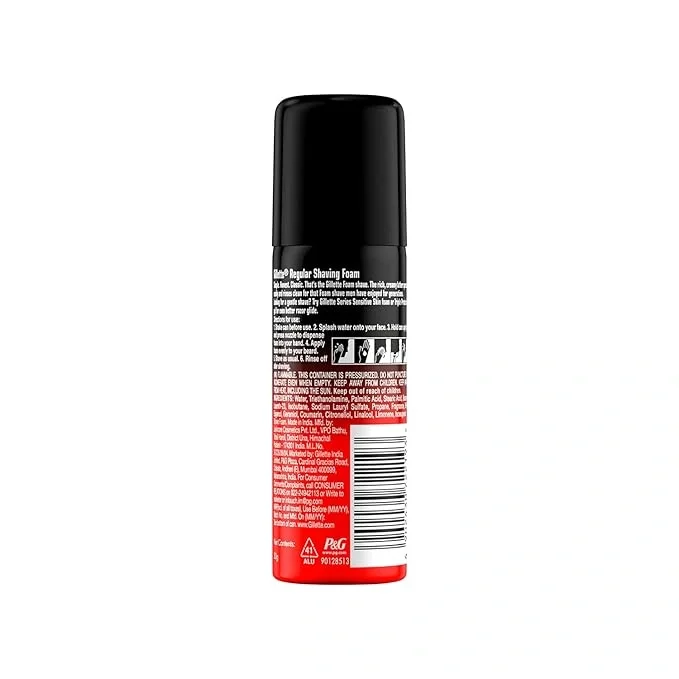 Gillette Regular Shaving Foam - 50gm image 2
