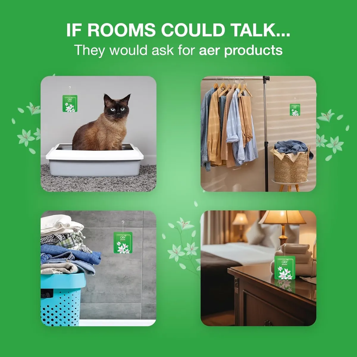 Godrej Aer Power Pocket Bathroom Fragrance - Floral Delight, 10gm image 2