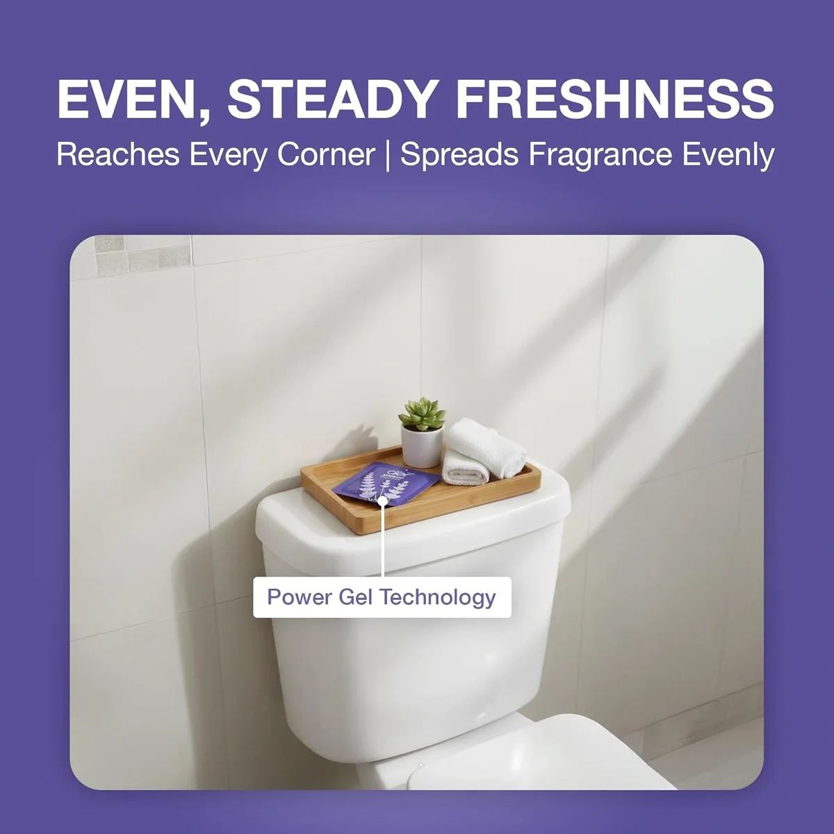 Godrej aer Power Pocket Bathroom Freshener – Lavender Bloom, 10g image 2