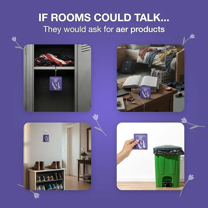 Godrej aer Power Pocket Bathroom Freshener – Lavender Bloom, 10g image 4
