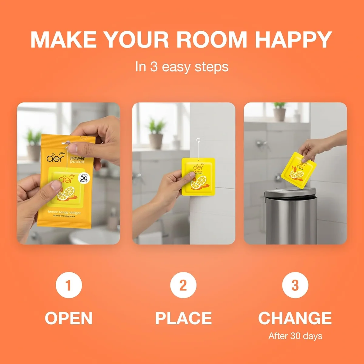 Godrej aer Power Pocket Tangy Delight (10G)  image 3