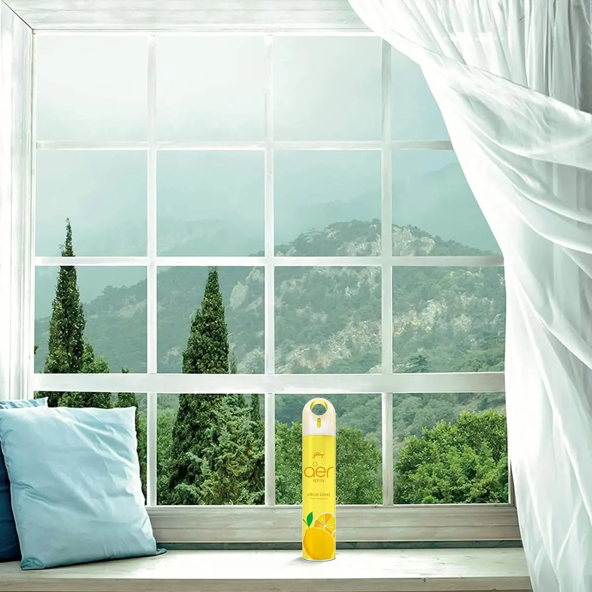  Godrej aer Spray | Room Freshener for Home & Office - Citrus Blast (200 ml) | Long-Lasting Fragrance image 3