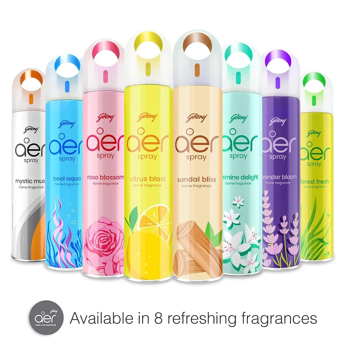  Godrej aer Spray | Room Freshener for Home & Office - Forest Fresh (200 ml), Long-Lasting Fragrance image 6